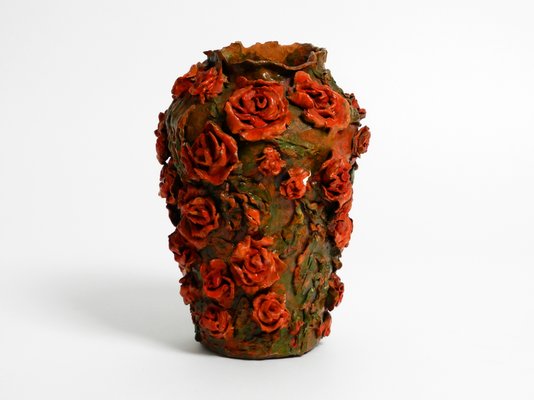 Red Glass Vase (Made in Italy) (MAX) (501) Red Glass Vase (Made in Italy) (MAX) (501)