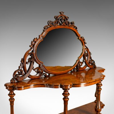 Antiker Spiegelständer aus Nusswurzelholz von Robert Strahan & Co., 1840er bei Pamono kaufen