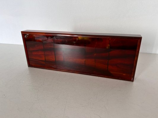 Mid-Century Italian Acrylic Glass & Brass Decorative Box in Dior Style for  sale at Pamono