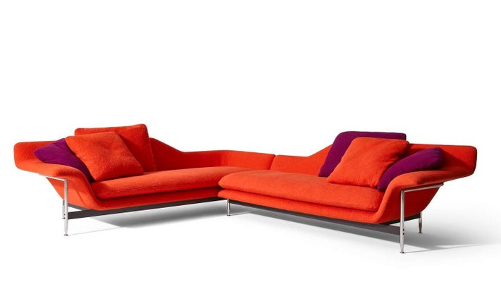 Set of Esosoft Sofas by Antonio Citterio for Cassina for sale at