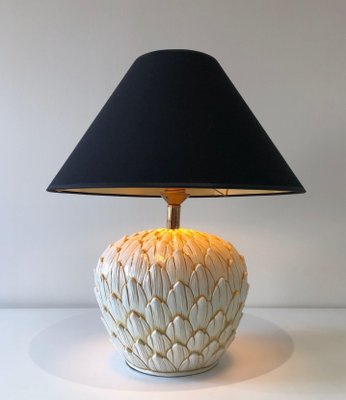 Ceramic Artichoke Lamp for sale at Pamono