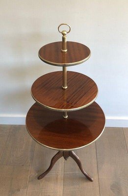 Round 3-Tier Side Table of Neoclassical Style for sale at Pamono
