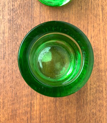 Lime Kivi Votiv Marimekko Candleholder by Heikki Orvola for