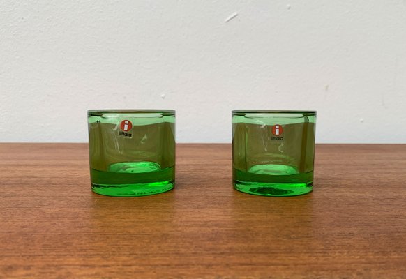 Lime Kivi Votiv Marimekko Candleholder by Heikki Orvola for