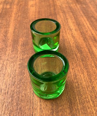 Lime Kivi Votiv Marimekko Candleholder by Heikki Orvola for