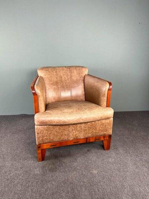 Transparant genezen kussen Art Deco Armchair from Schuitema for sale at Pamono