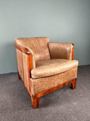 Transparant genezen kussen Art Deco Armchair from Schuitema for sale at Pamono