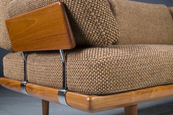 Danish FD417 Minerva Sofa in Teak by Peter Hvidt and Orla Molgaard