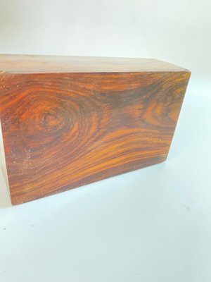 Boite de rangement en bois avec compartiment - Art Ébène