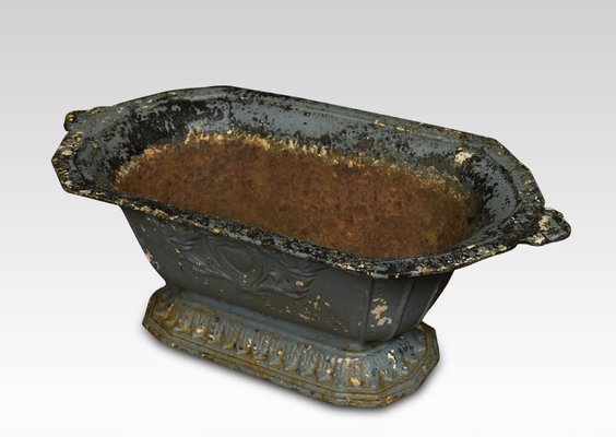 mineral farmacia salchicha Maceteros de hierro fundido, siglo XIX. Juego de 2 en venta en Pamono