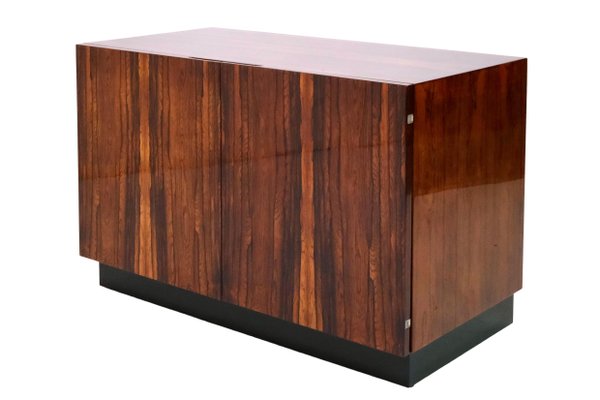 Small Mid-Century 2-Door Lowboard on Black Base, 1930s for sale at