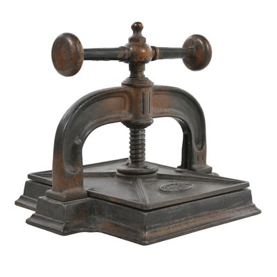 Vintage 1800s French Book Press