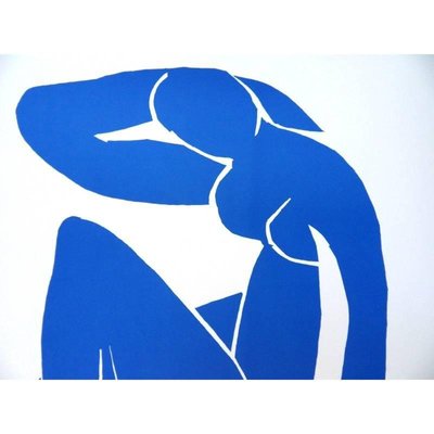 Henri Matisse : Nu bleu V, lithographie signée Henri Matisse : Nu bleu V, lithographie signée