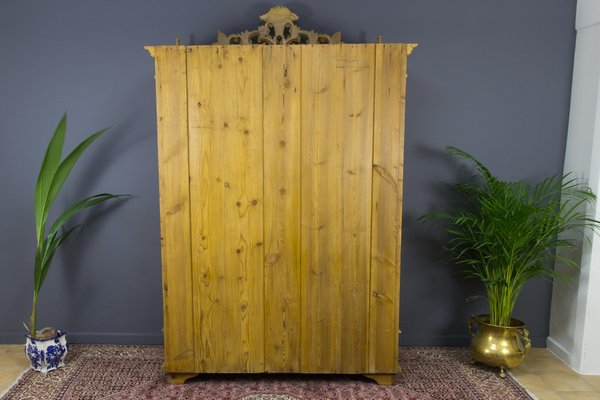 Pine wood armoire online