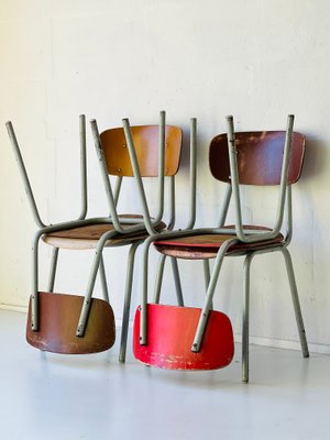 Vintage plastic school chairs hotsell