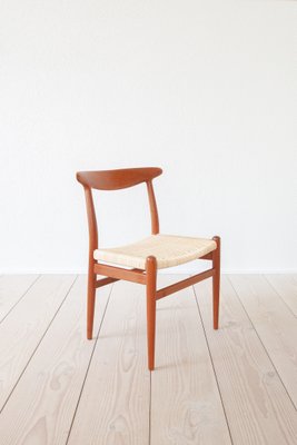 椅子 Hans J. Wegner W2 / C.M. Madsen W2 Dining Chair by Hans J. Wegner for C.M.Madsen, 1950s, Set