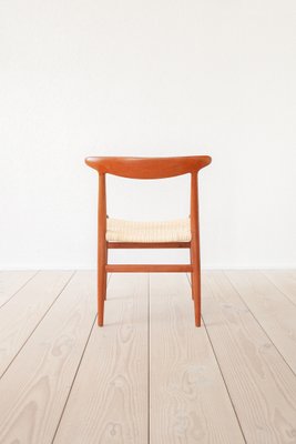 椅子 Hans J. Wegner W2 / C.M. Madsen W2 Dining Chairs by Hans J. Wegner for C.M. Madsen, 1950s