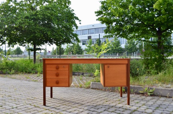 Danish Modern Teak Desk from Domino Mobler Denmark, 1960 for sale