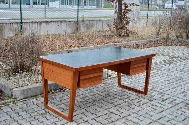 Mid century modern wooden cheap desk