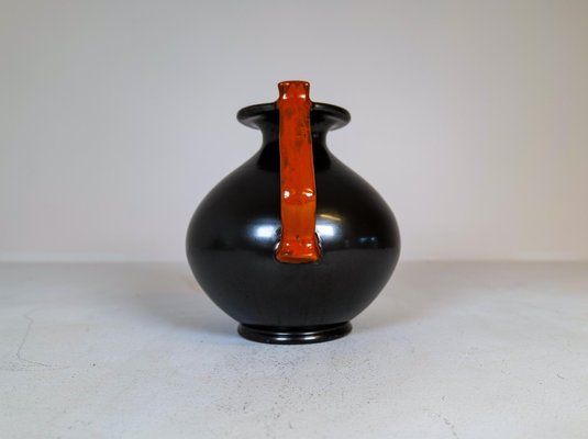 farvning tankskib I mængde Art Deco Ceramic Globe Vase from Upsala Ekeby, Sweden, 1930s for sale at  Pamono