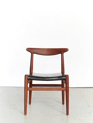 W2 Dining Chair by Hans J. Wegner for C.M.Madsen, 1950s, Set of 3