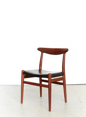 椅子 Hans J. Wegner W2 / C.M. Madsen W2 Dining Chair by Hans J. Wegner for C.M.Madsen, 1950s, Set