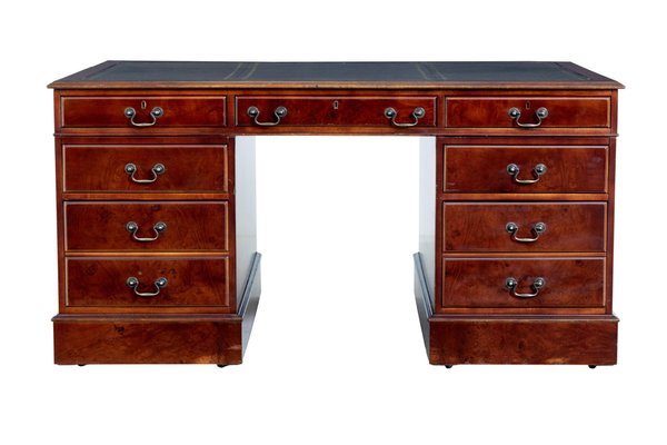 Antique leather top on sale desk