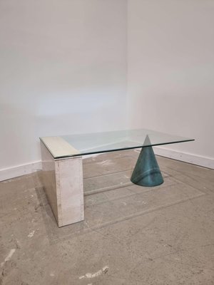 Glass geometric 2024 coffee table