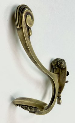 Empire Bronze Coat Hooks, 1850s, Set of 5 for sale at Pamono