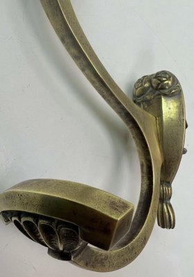 Empire Bronze Coat Hooks, 1850s, Set of 5 for sale at Pamono