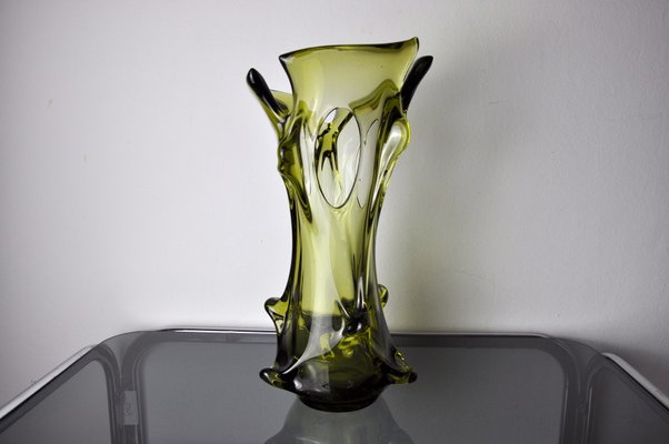 bleek Kelder marge Murano Glass Vase by Gianni Seguso, Italy, 1960s for sale at Pamono