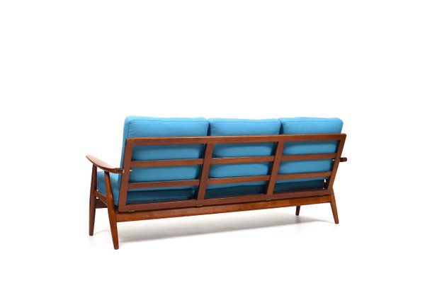 GE-270 Sofa in Teak by Hans Wegner for Getama, 1950s for