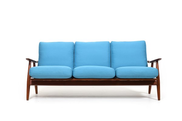 GE-270 Sofa in Teak by Hans Wegner for Getama, 1950s for sale at