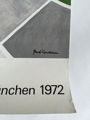 Munich Olympic Games Relay Race Lithograph Poster by Jacob