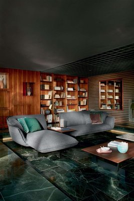 Moroso Divano Vis A Vis Double-Sided Vis A Vis Sofa In Wood And