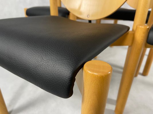 German Chairs from Kusch & Co, 1980s, Set of 4 for sale at German Chairs from Kusch & Co, 1980s, Set of 4 for sale at