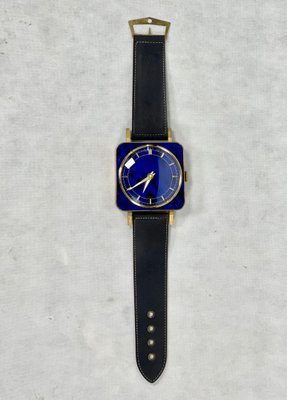 Tweet Consulaat land Mid-Century Meister Anker Brass Watch, 1980s for sale at Pamono