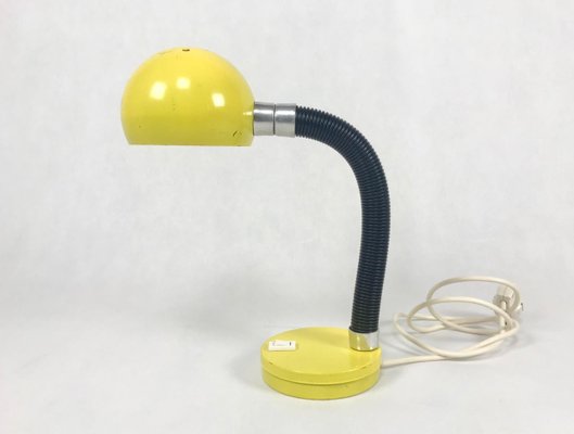 Yellow Table Lamp by Egon Hiilebrand for Nettelhoff Leuchten Menden, 1960s  for sale at Pamono