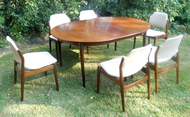 Danish Rosewood Dining Set By Arne Vodder For Sibast 1960s Danish Rosewood Dining Set By Arne Vodder For Sibast 1960s