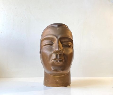 French Male Mannequin Head Hat Stand, 1930s for sale at Pamono