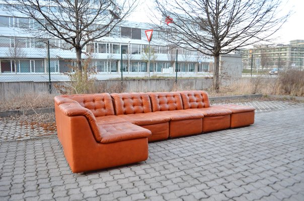 Leather look corner lounge best sale