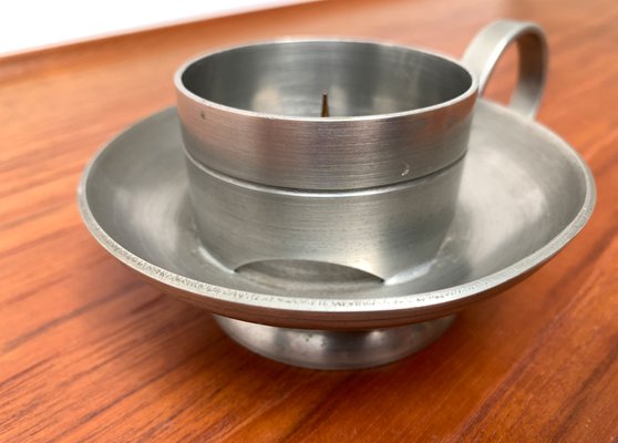 POT EN ÉTAIN Ancien Avec Fleurs De Lys Taille 46cm EUR 40,00 - FR