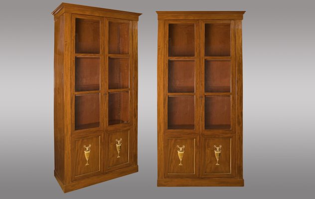 French Mahogany Bookcases 1800s Set Of 2 For Sale At Pamono
