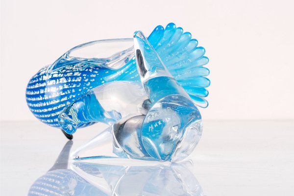 Murano Glass Sculpture of a Bird from Formia Murano, Italy, 1970s