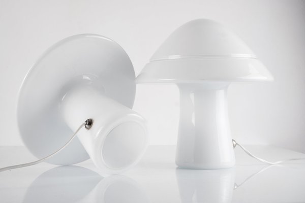 Murano Glass Mushroom Table Lamps by Guido De Majo for Res Murano