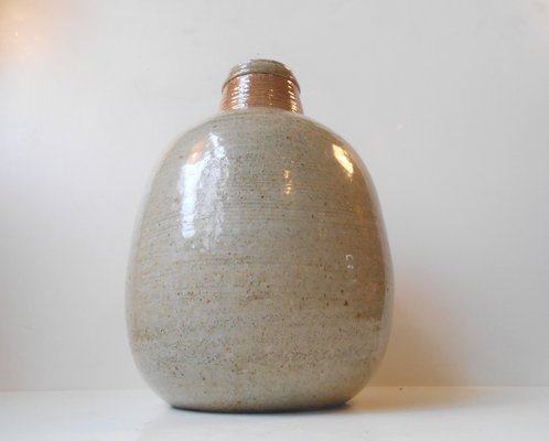 Large Danish Stoneware Vase by Niels Kahler for HAK, 1970s