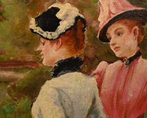 Artista victoriano, the Cam, Pintura al óleo en venta en
