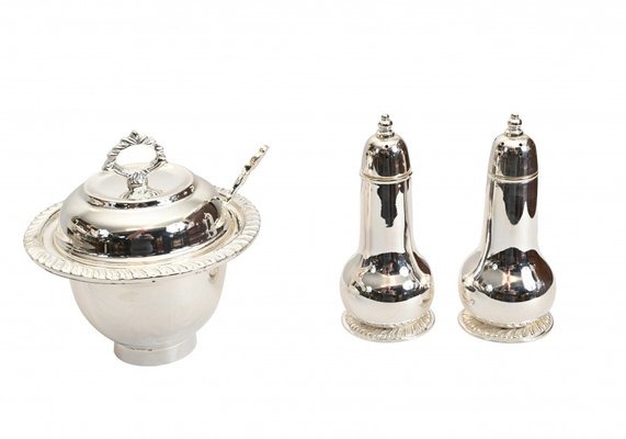 Bain Marie Plated Silver Plate Lazy Susan Hot Food Server for sale