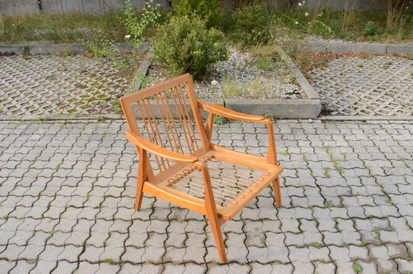 60s BERGMANN イタリア製 ポンチョ Mid-Century Beech and Ash Armchair from Gustav Bergmann Möbel