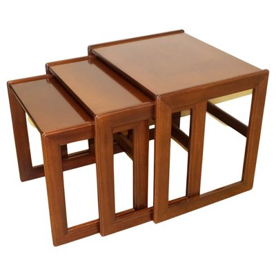 Art Deco Teak Nesting Tables from G Plan Set of 3